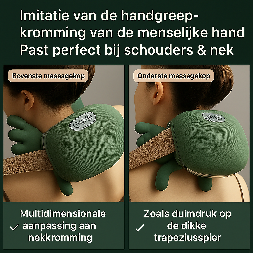 Relaxio™ Nek- en Rugmassager