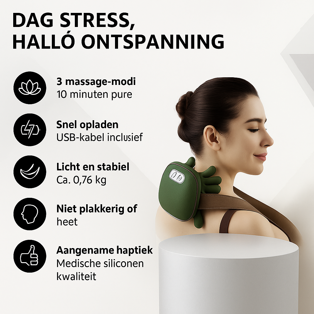 Relaxio™ Nek- en Rugmassager